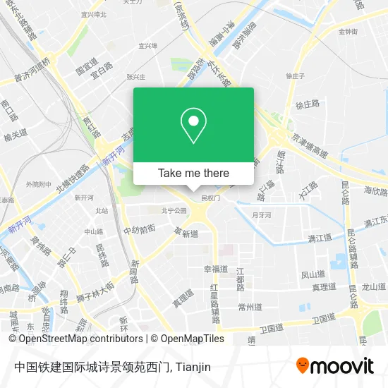 中国铁建国际城诗景颂苑西门 map
