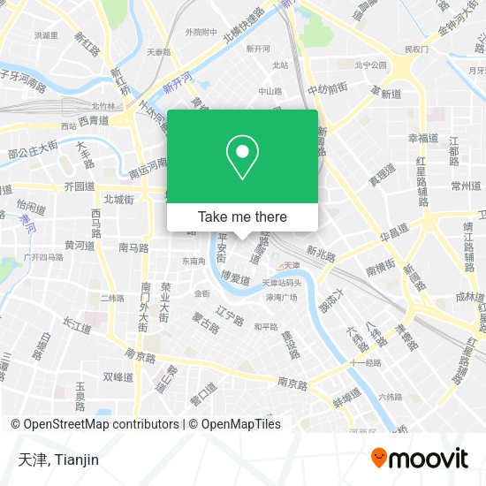天津 map