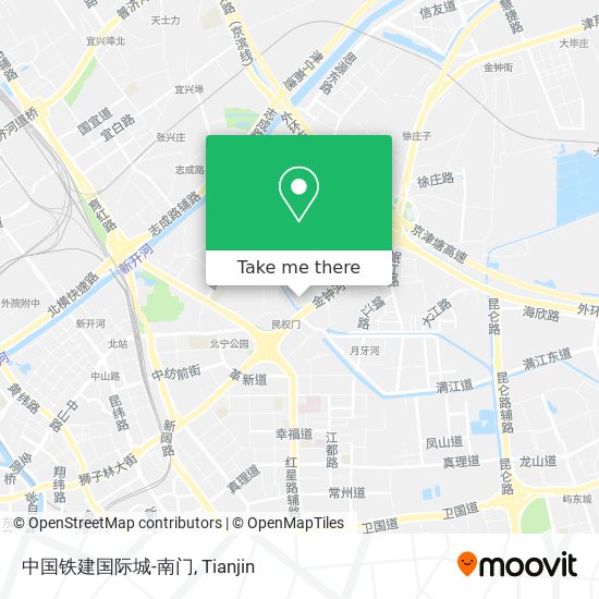 中国铁建国际城-南门 map
