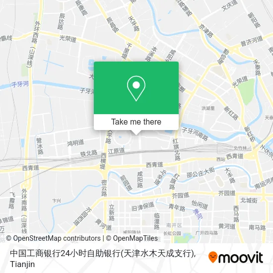 中国工商银行24小时自助银行(天津水木天成支行) map