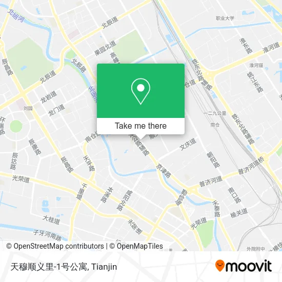 天穆顺义里-1号公寓 map