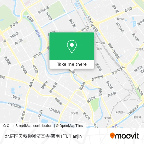 北辰区天穆柳滩清真寺-西南1门 map