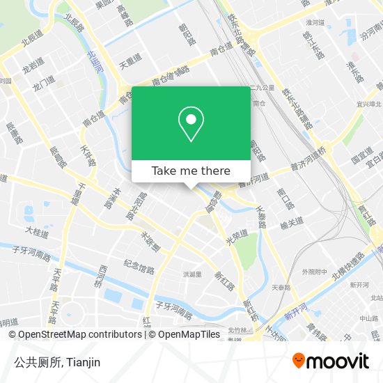 公共厕所 map
