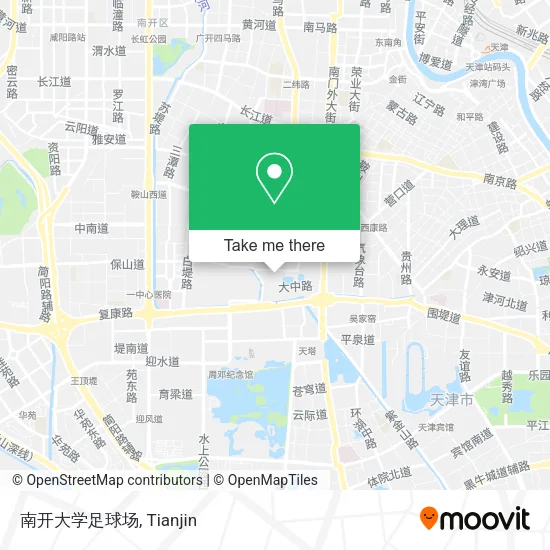 南开大学足球场 map