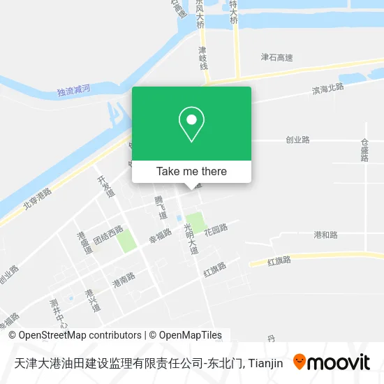 天津大港油田建设监理有限责任公司-东北门 map