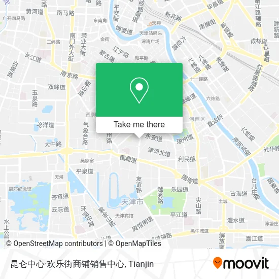 昆仑中心·欢乐街商铺销售中心 map