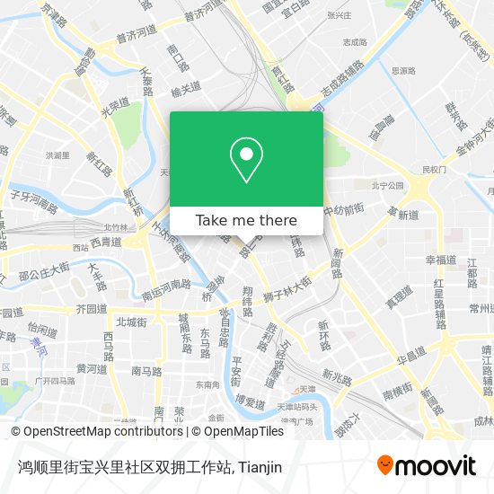 鸿顺里街宝兴里社区双拥工作站 map