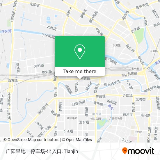 广阳里地上停车场-出入口 map