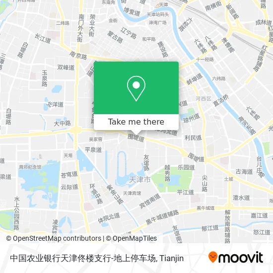中国农业银行天津佟楼支行-地上停车场 map