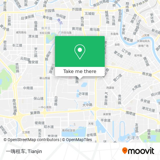 一嗨租车 map