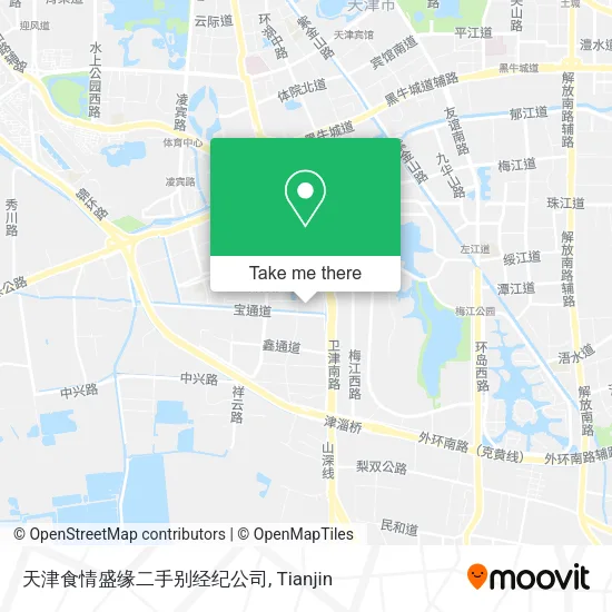 天津食情盛缘二手别经纪公司 map