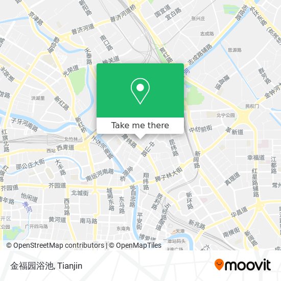 金福园浴池 map