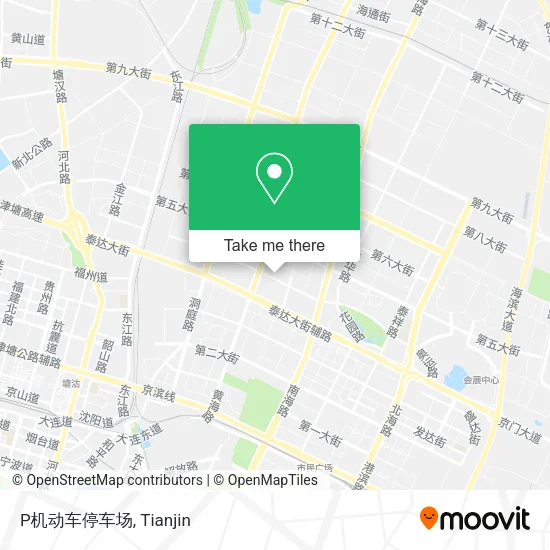 P机动车停车场 map