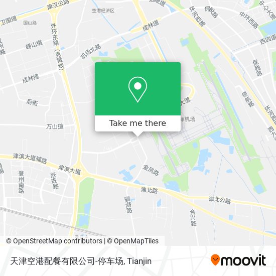 天津空港配餐有限公司-停车场 map
