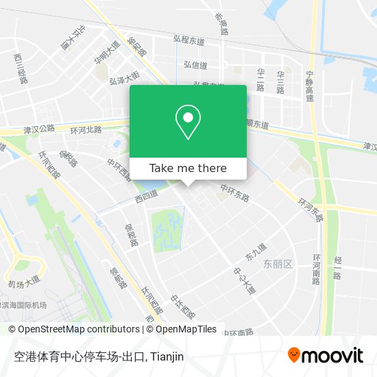 空港体育中心停车场-出口 map