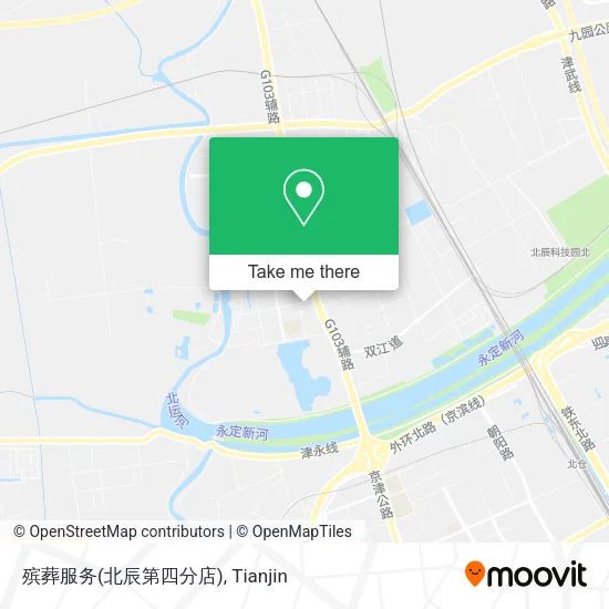 殡葬服务(北辰第四分店) map