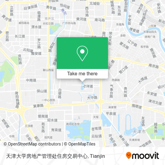天津大学房地产管理处住房交易中心 map