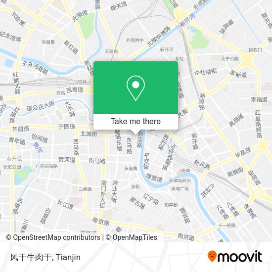 风干牛肉干 map