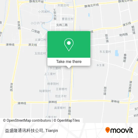 益盛隆通讯科技公司 map
