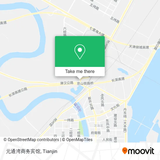 元通湾商务宾馆 map