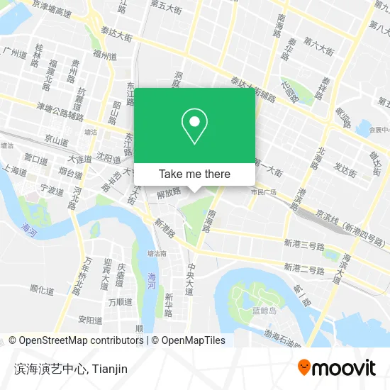 滨海演艺中心 map