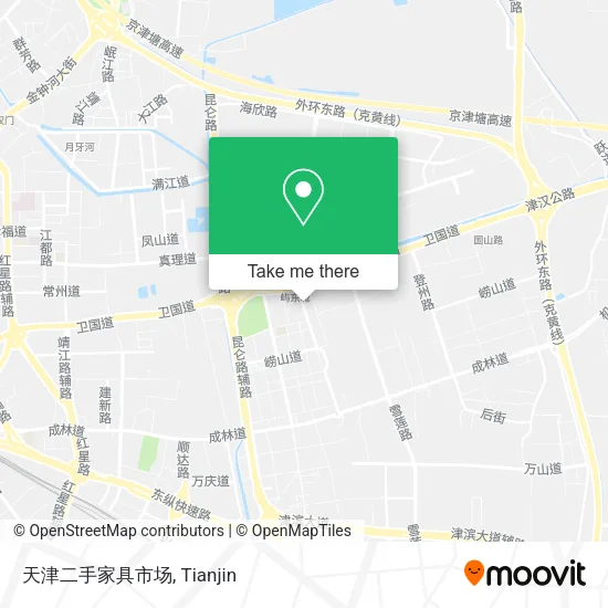 天津二手家具市场 map