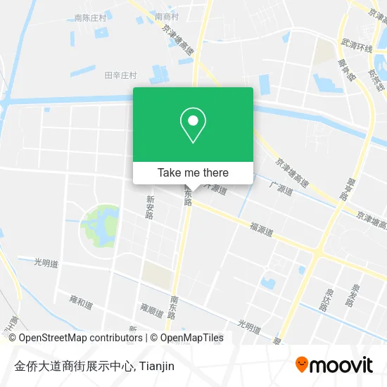 金侨大道商街展示中心 map
