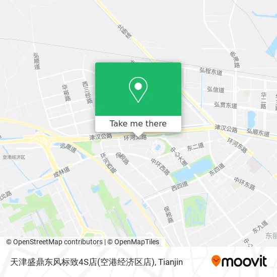 天津盛鼎东风标致4S店(空港经济区店) map