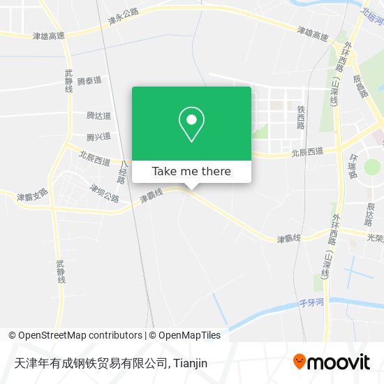 天津年有成钢铁贸易有限公司 map