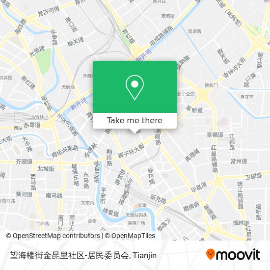 望海楼街金昆里社区-居民委员会 map