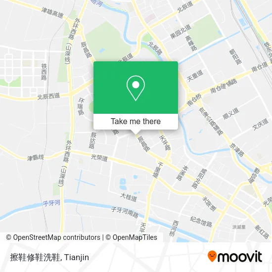 擦鞋修鞋洗鞋 map