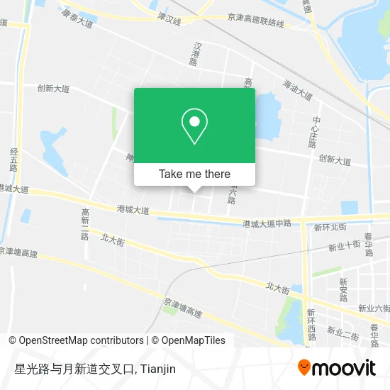星光路与月新道交叉口 map