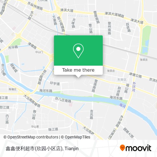 鑫鑫便利超市(欣园小区店) map