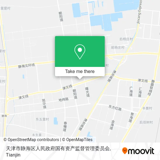 天津市静海区人民政府国有资产监督管理委员会 map