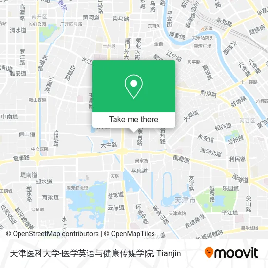 天津医科大学-医学英语与健康传媒学院 map