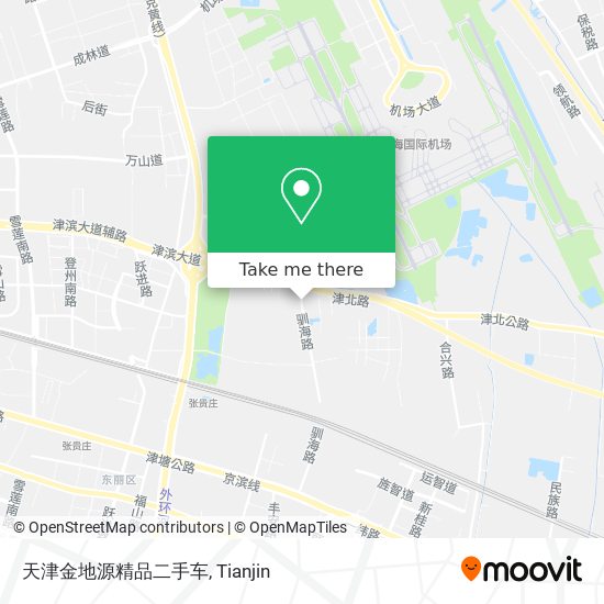天津金地源精品二手车 map