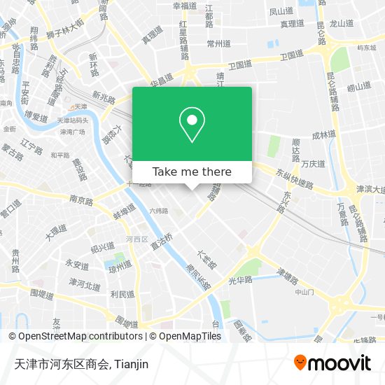 天津市河东区商会 map
