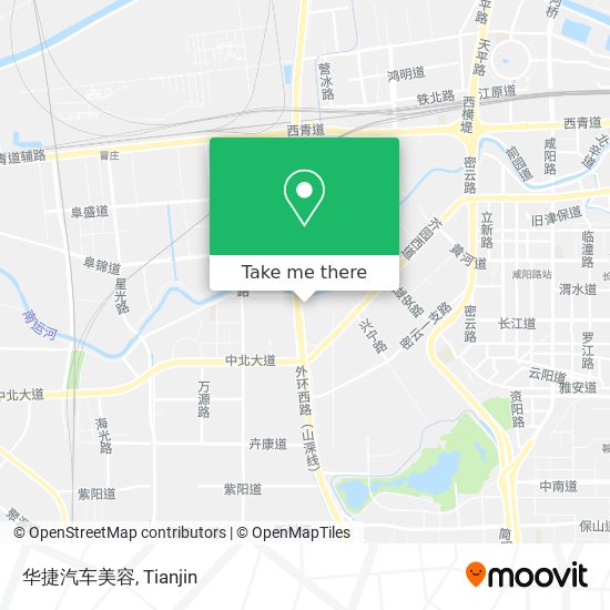 华捷汽车美容 map