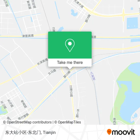 东大站小区-东北门 map