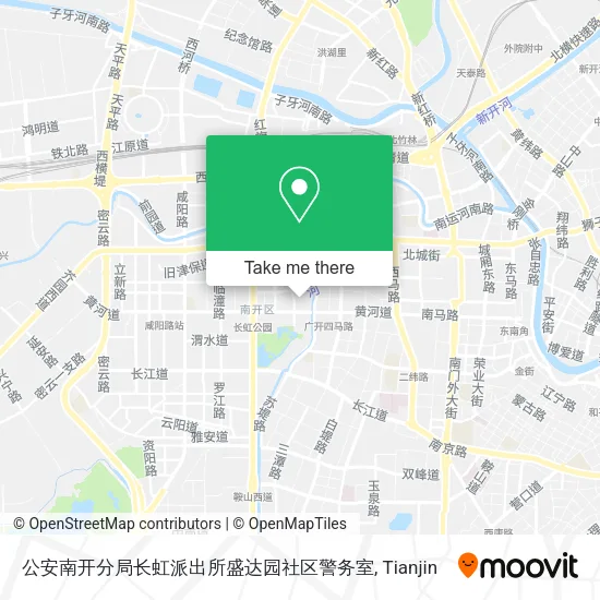 公安南开分局长虹派出所盛达园社区警务室 map