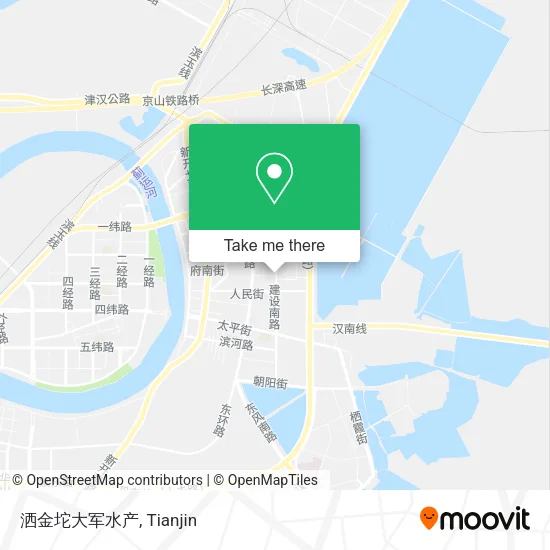 洒金坨大军水产 map