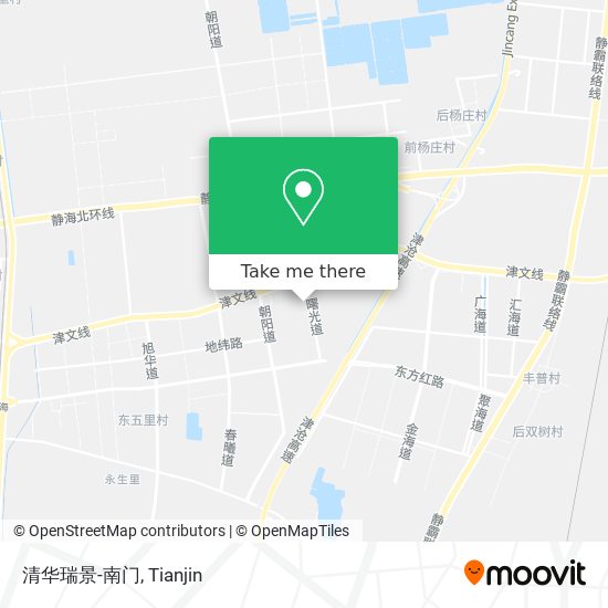清华瑞景-南门 map