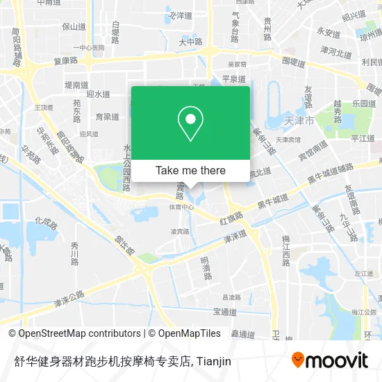 舒华健身器材跑步机按摩椅专卖店 map