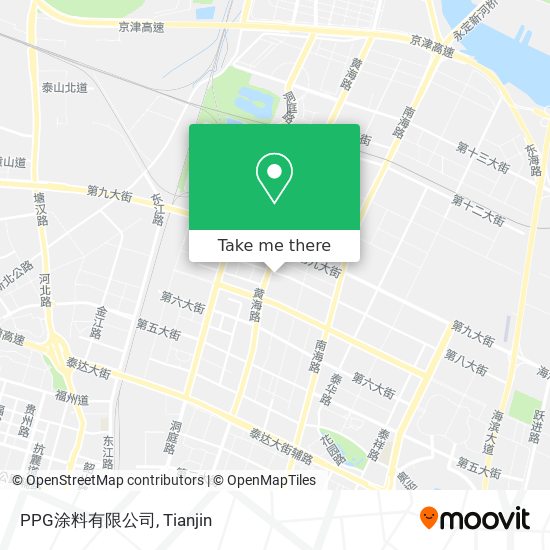 PPG涂料有限公司 map