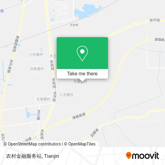 农村金融服务站 map