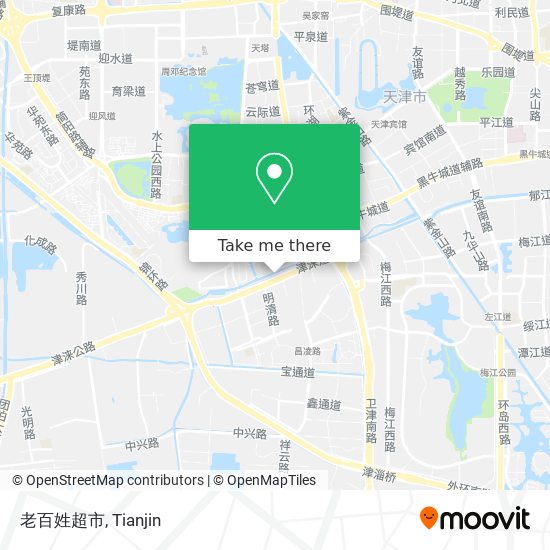 老百姓超市 map
