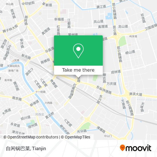 自闲锅巴菜 map