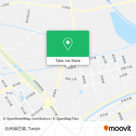 自闲锅巴菜 map