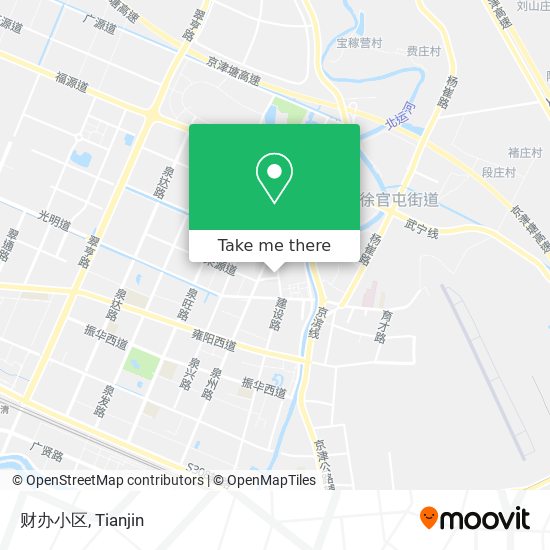 财办小区 map