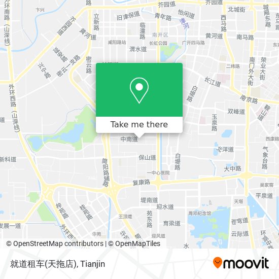 How To Get To 就道租车 天拖店 In Tianjin By Bus Or Metro